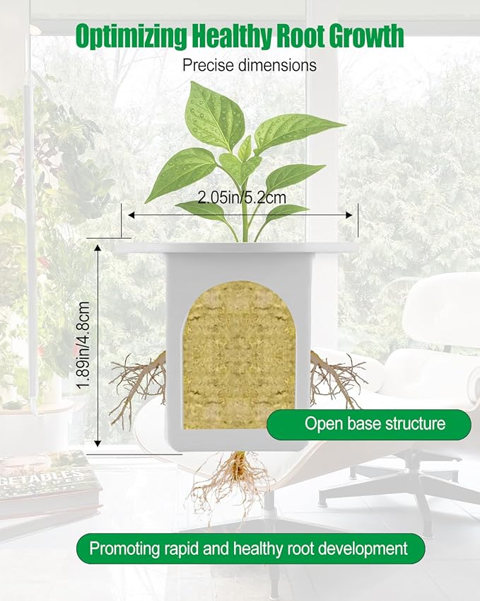Hydroponic Planting Cup Hydroponic Growing System Compatible with Gardyn Home/Studio Indoor Garden System 15 Pack White