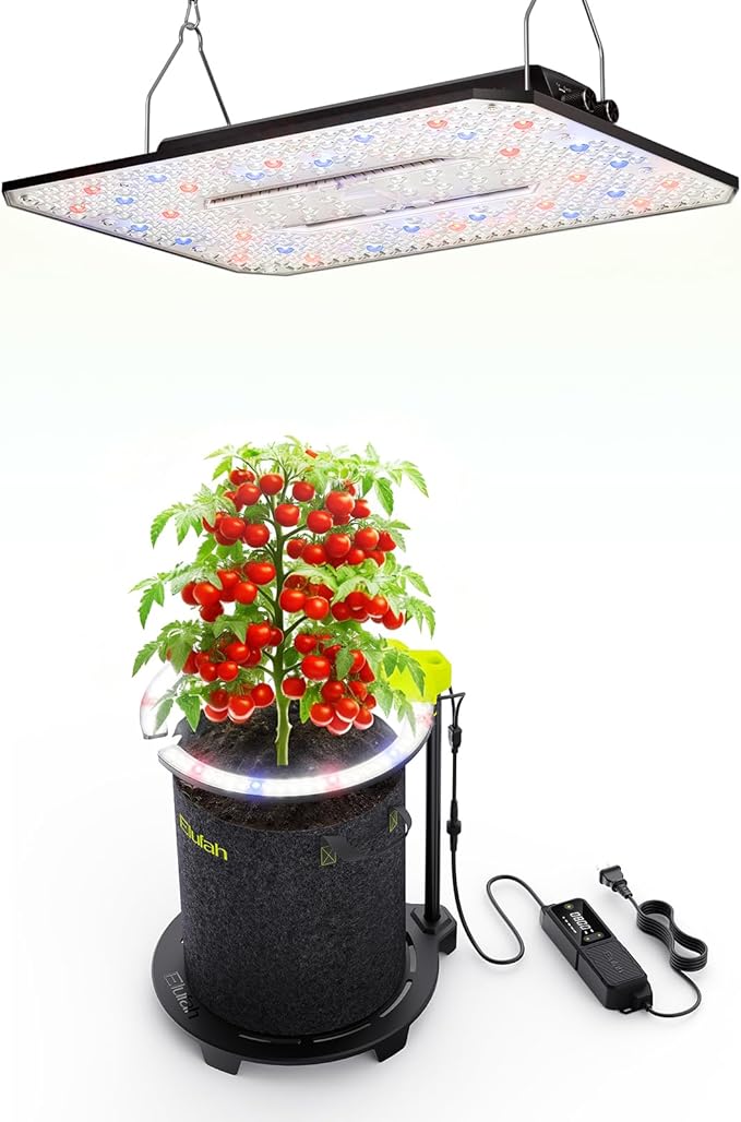 LED Grow Light Kit for Seed Start and Vegetable UAP1500 150W Grow Light and Saturn240 24W Under-Canopy Grow Lights for 2x2ft/3x3ft Grow Tent