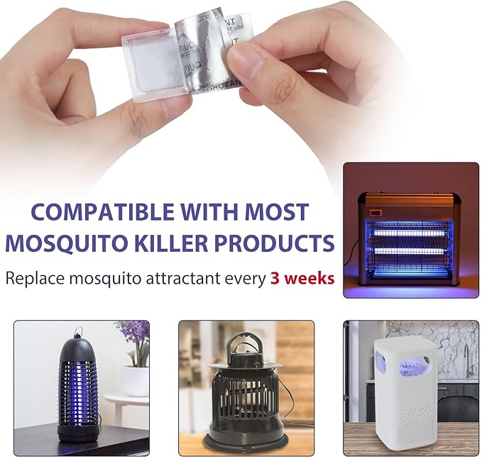6 Pack Mosquito Attractant Bait Refill Mosquito Bait Lure for Bug Zapper &amp Fly Traps Compatible with All Flying Insect Mosquitoes Trap