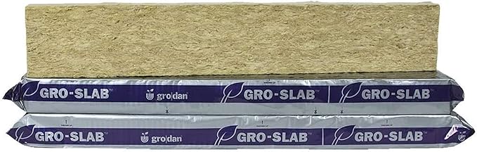 Hydrofarm RW157512 Grodan Expert 15/75 Grow Slab Growing Media for Large Vegetables and Plants 36 x 6 x 3 Inches Case of 12