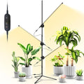 Grow Light with Stand for Indoor Plants 3 Head 45W 168 LEDs Full Spectrum Adjustable Plant Light 59'' H Tall Premium Aluminum Tripod Floor Stand for Indoor Gardening and Home Decoration