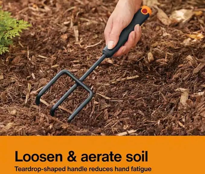 Garden Tool Set 3-Piece Trowel Cultivator Transplanter 12.2 Inch Length