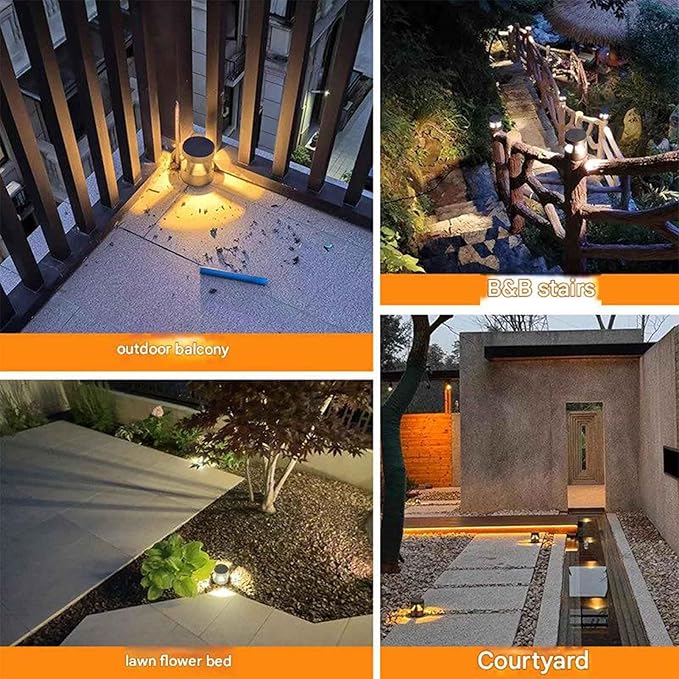 LED Outdoor Landscape Lights Spotlights for Hotels Llawn Villas Courtyards6W AC 220V/24V Tree Wall Lighting(Warm White6W24V)