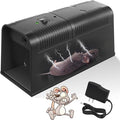 2026 Electric Mouse Trap Zapper Powerful Rat Traps Indoor for Homes with Anti-Escape DoorEffective &amp Reusable Humane Rodent Zapper Electric Shock Killer for HomeGarageKitchens(1pack)