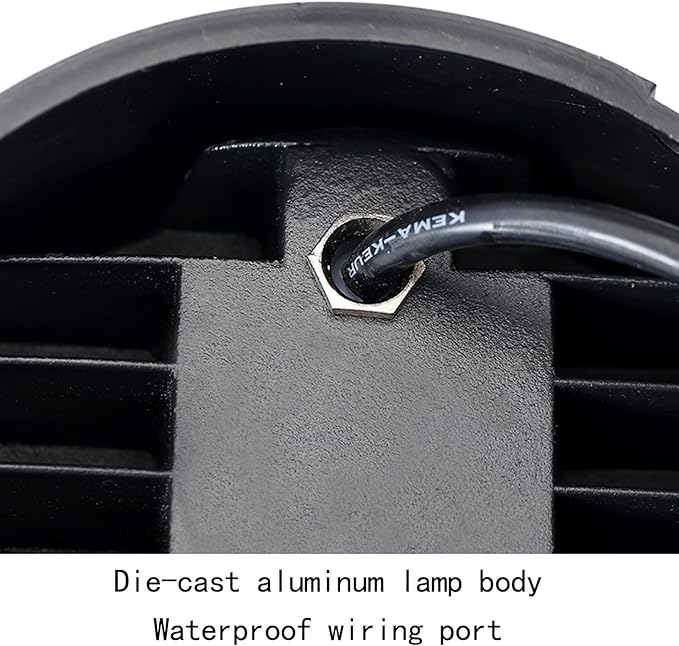 Outdoor Buried LED Landscape Lights - IP67 Waterproof Anti-Rust Aluminum Ground Lights for Deck Driveway and Courtyard Lighting