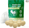 Natural Mosquito Repellent Outdoor Patio Pills Peppermint Oil 10 Pcs Natural Mosquito Repellant Balls Safe for Kids &amp Pets Bug Deterrent for Home &amp Patio Keep Mosquitoes Camping Travel Fis