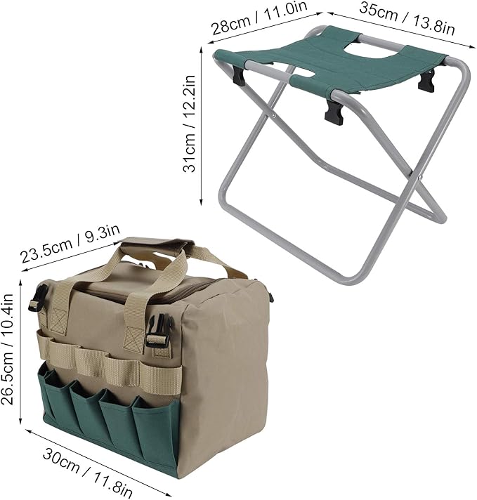 Gardening Stool Folding Tear Garden Folding Chair for Garden Gardening Gifts Camping