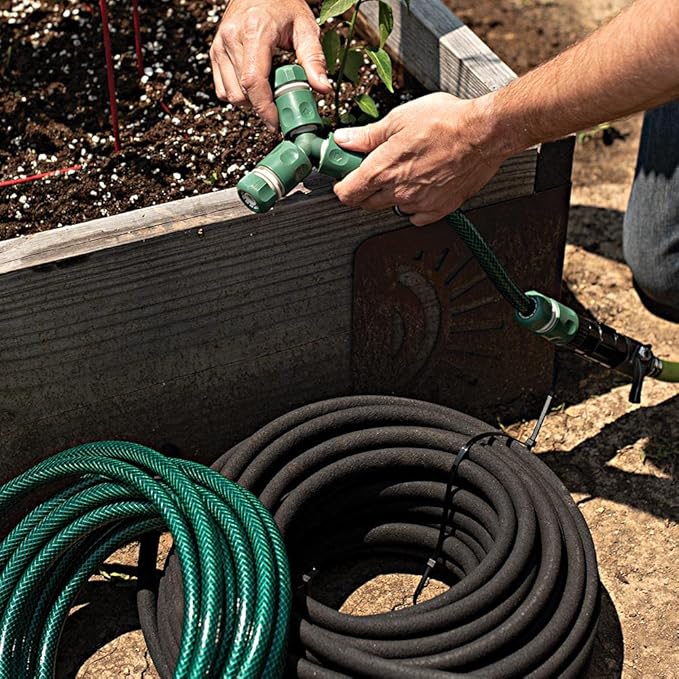 A.M. Leonard Simple Soak Garden Row Watering Kit