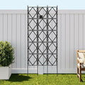 Black Grid Garden Trellis Foldable Plant Trellis Suitable for Support Climbing Roses Potted Plants Vines Flowers Patio &amp Yard Wall Decoration(W60xH90CM(2.0x3.0FT))