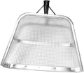 Soil Sifter Garden Sieve Soil Spade Yard Patio Landscaping Agricultural Filter Riddle Sieve Tool for Sand Dates Weeds Peanut 37x44cm Mesh 0.8cm