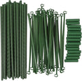 3 Sets Tomato Plant Trellis Climbing Stand with 27 Rods and 18 Connectors Vegetable Trellis for Garden and Indoor Plant Support Vine Shaping Rack for Patio and Yard Gardening
