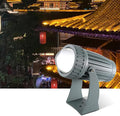 Outdoor Spotlights - LED Long-Distance Floodlights AC 220V IP65 Waterproof Wall Lamp Landscape Lighting Narrow Beam Spotlight Adjustable Bracket Ground Light(White20W(AC220V))