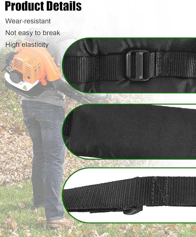 2Pcs Shoulder Straps Fit for Echo P021048250 P021048260 PB-580 PB-580H PB-580T Backpack Blower Leaf Blower Left and Right Harness Strap Set