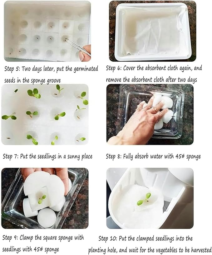 Hydroponics Growing System Tower Hydroponics Growing Tower Planter for Herbs Fruits &amp Vegetables 5 Plants Per Layer 8/10/12 Layer 0828