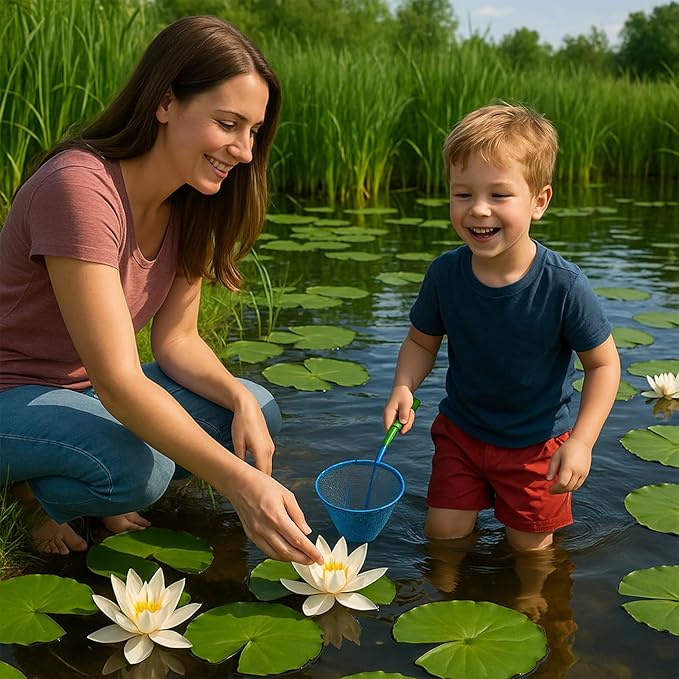 Aquatic Plant Soil for Water Lily &amp Lotus – Clay-Based Nutrient-Rich Pond Plant Growing Medium Ideal for Small Ponds &amp Water Gardens Safe for Fish &amp Aquatic Life 4LB