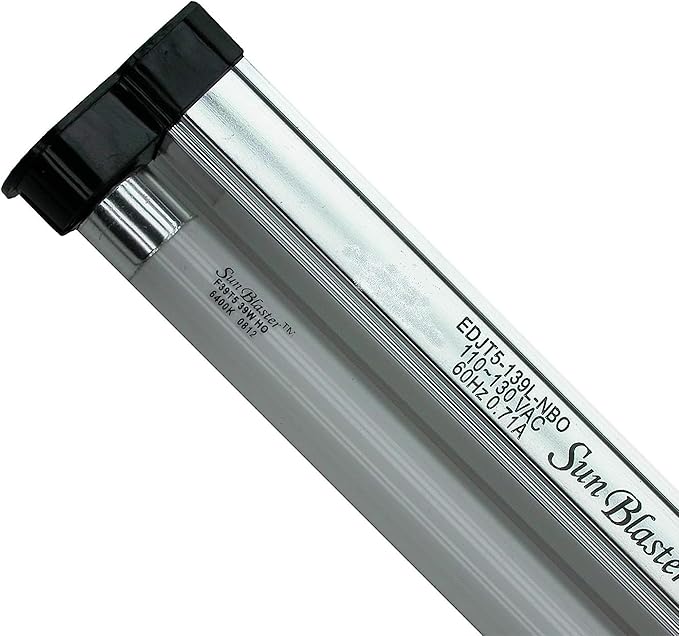 SunBlaster T5 High Output Fluorescent Strip Light 3-Feet natural