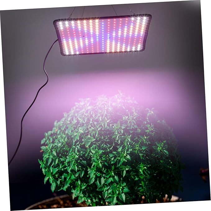 Dimmable Plant Growth Light with Led Indoor Plant Lamp for Greenhouses and Includes Hanging Chain for Easy Installation