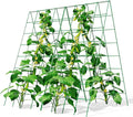 Cucumber Trellis Garden Trellis for Vegetables34 W X 48 A-Frame Garden Trellis for Climbing Plant OutdoorsMetal Raised Garden Bed with Trellis Plant Support Clips for Vegetable Flower
