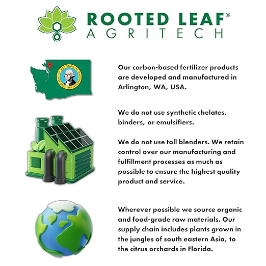 Solar Rain - Carbon Based Magnesium Foliar Spray Concentrate Nutrients That are 100% Bioavailable for Garden Vegetables Grass Cactus Lawns Potted Trees Bamboo - 2.5 Gallon