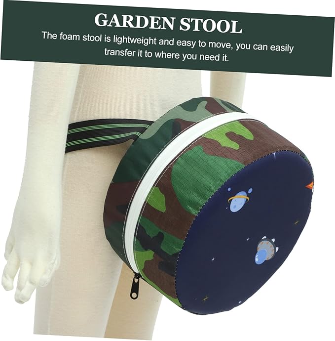 Outdoor Gardening Stool Portable Farm Stool Lightweight Breathable Multi-Functional Sturdy Design Foam Cloth for Adults Boys and Girls Farm Use Random Style