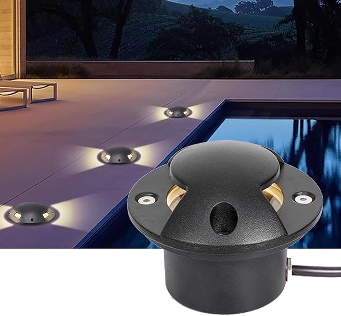 LED Underground Light - IP66 Waterproof Beam Spotlight with 2-Sides Illumination AC85-265V Green 9W &amp Blue 18W Outdoor Buried Lamp