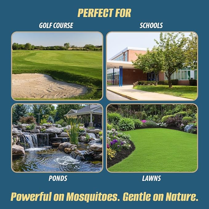 Liquid Garlic Mosquito Repellent Concentrate 1 Gallon (2 Pack) – Professional Outdoor Treatment for Lawns Landscapes &amp Perimeter Areas – Yard &amp Home Mosquito Protection