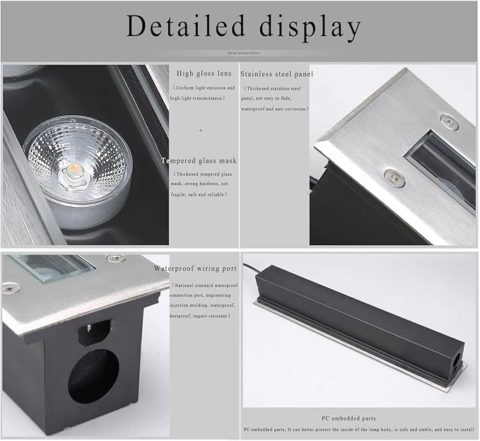 Spotlight Led Beam Light - LED Landscape Light Outdoor Underground Light IP66 Waterproof AC85-265V Recessed Ground Light For Garden Yard Patio Pathway Driveway Walkway Buried Lights(Green24W)
