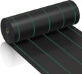 6ft x 300ft Weed Barrier Landscape Fabric 3.5oz Heavy Duty Woven Ground Cover 1800 Sq Ft Coverage Geotextile Weed Cloth for Gardening Driveway French Drain - UV Resistant