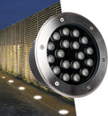 LED Beam Spotlight - 12V Waterproof Underground Recessed Floor Lamp IP66 Outdoor Embedded Garden Light