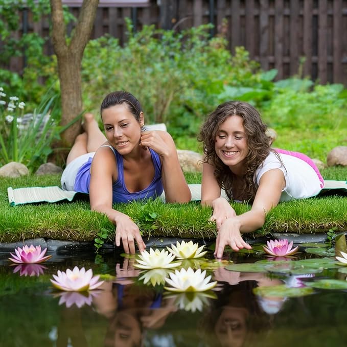 Aquatic Plant Soil for Water Lily &amp Lotus – Clay-Based Nutrient-Rich Pond Plant Growing Medium Ideal for Small Ponds &amp Water Gardens Safe for Fish &amp Aquatic Life 4LB