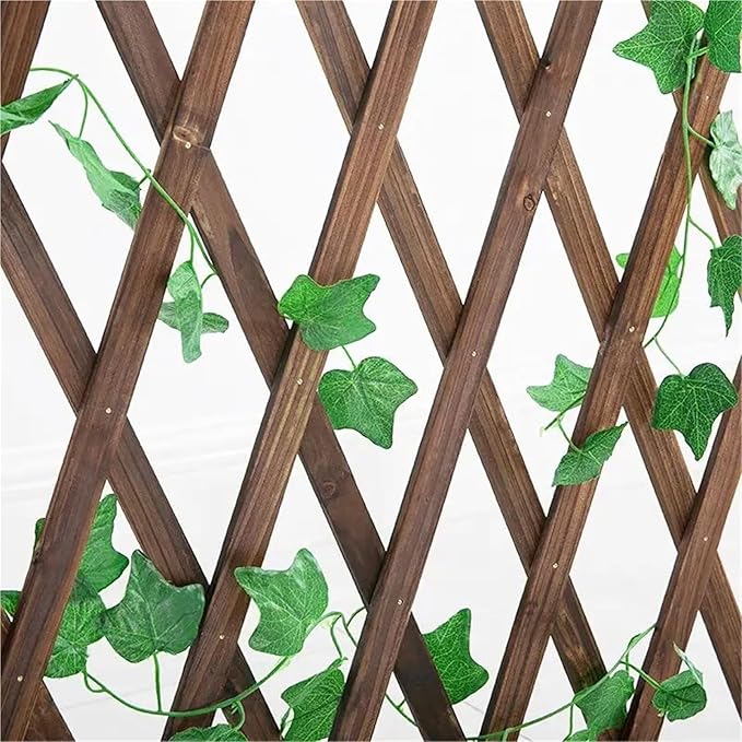 Expandable Garden Trellis Retractable Plant Climbing Pergola Garden Fence Decorative Outdoor Wall Hanging Balcony Terrace Pet Barrier(105HWP)