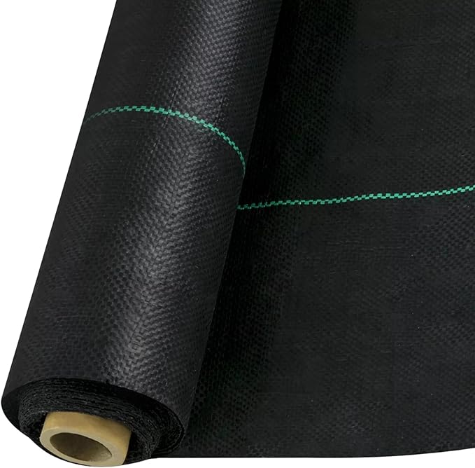 3×300FT Weed Cover PE Woven Ground Cover Landscape Fabric 3.2-Ounce Weed Barrier