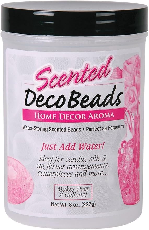 Soil Moist SDB-M08 Jar Scented Deco Beads Mixed Colors 8-Ounce