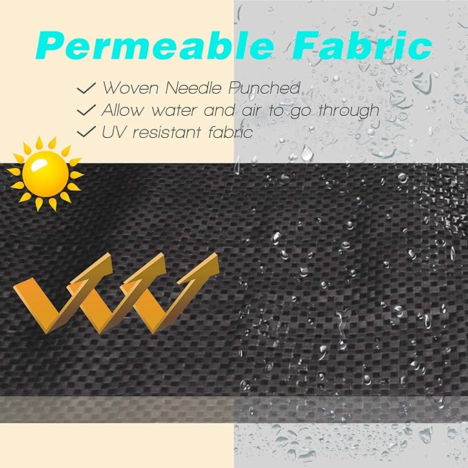 3ft x 300ft Weed Barrier Landscape Fabric Premium Heavy Duty Weed Block Gardening Mat Geotextile Fabric Weed Control for Outdoor Driveway
