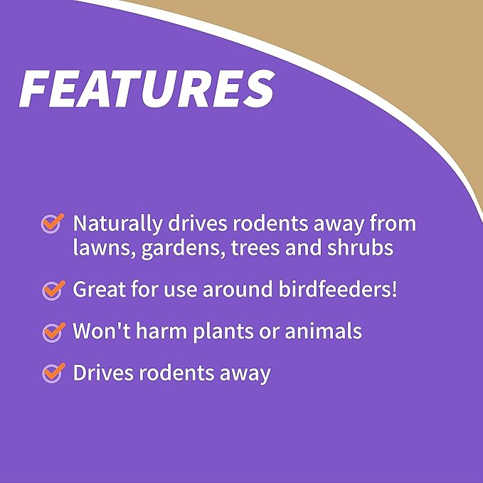 Bonide Chipmunk Squirrel &amp Rodent Repellent 32 oz Ready-to-Spray for Outdoor Use Deter from Lawn &amp Garden