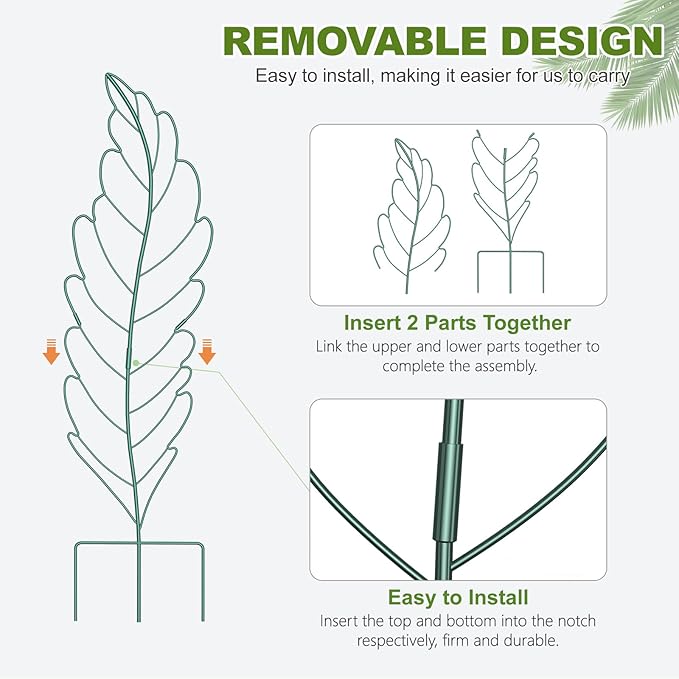 3 Pack 59x16in Metal Garden Trellis for Climbing Plants Large Trellis for Climbing Plants Outdoor Roses Vegetables Vines Flowers Support Large Decorative Outdoor Trellis