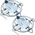 2 Pack Best Mole Rat Trap Repellent Kit Stainless Steel Professional Grade Weatherproof-ReusableEasy Set Below Ground (S-5IN)