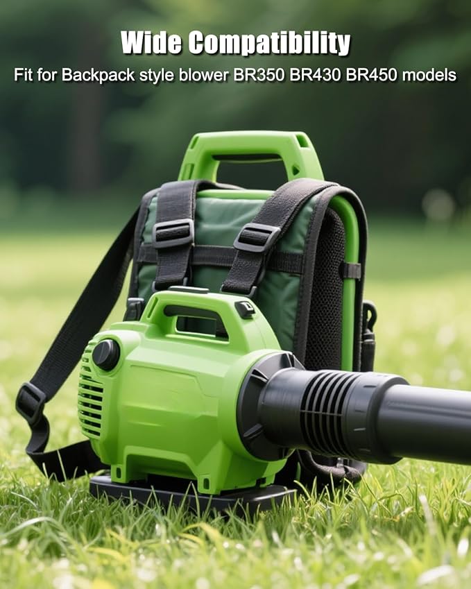 2 Pcs Blower Harness Straps Left and Right Side Fit for BR350 BR430 BR450 Backpack Blower Replace 4244-710-9005