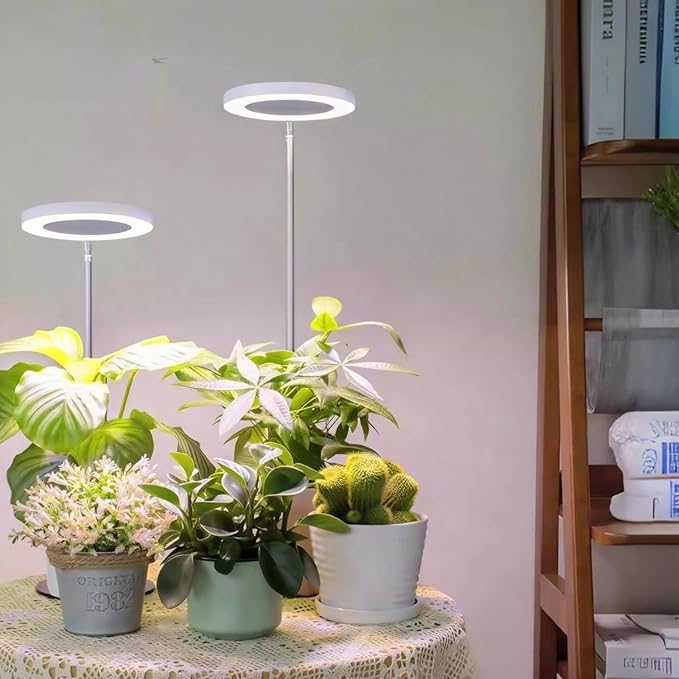 USB Powered Plant Light Led Grow Light with Full Spectrum and Timer Red &amp Blue 16.5-60 Cm Adjustable for Indoor Plants