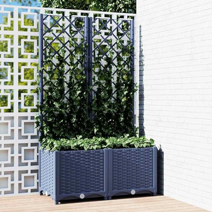 vidaXL  Stylish Outdoor Planter Large and Durable Perfect for Your Garden Chic Patio Accessory