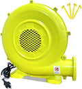 750 Watt Inflatable Air Blower 1HP Bounce House Blower Water Slides air Sofas Paint Booth and Other Suitable Outdoor inflatables Electric Air Pump Fan