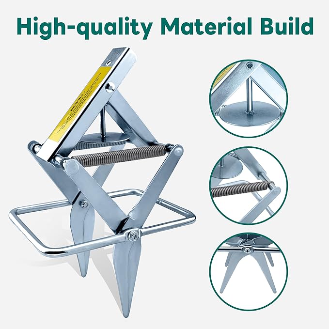 2 Pack Mole TrapsGalvanized Steel Scissor TrapReusable Mole Trap KillerEasy Set Mole Eliminator Trap for Lawns