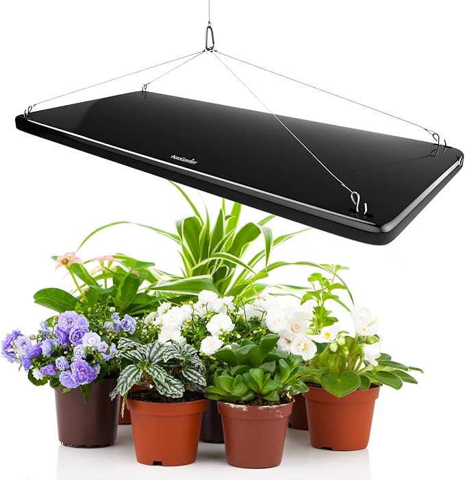 AeroGarden 45W LED Grow Light Panel - Grow Light for Plants Includes Stand and Hanging Kit