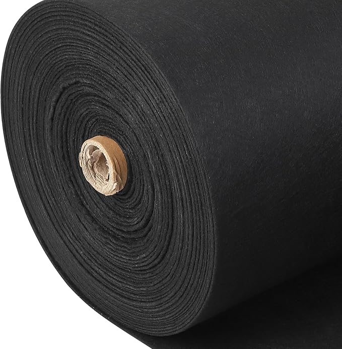 3ft x 100ft 8.0 oz Non-Woven Geotextile Fabric Heavy Duty PP Landscape Ground Cover 350N Tensile Strength for French Drains Erosion Control Weed Barrier