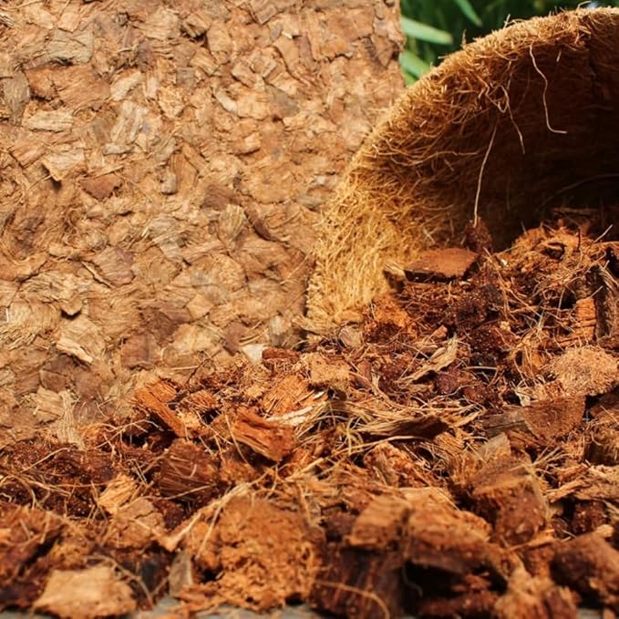 Organic Coco Coir Chunk Blocks – Compressed with Low EC and PH Balance High Expansion OMRI Listed Renewable Coco Soil for Gardening