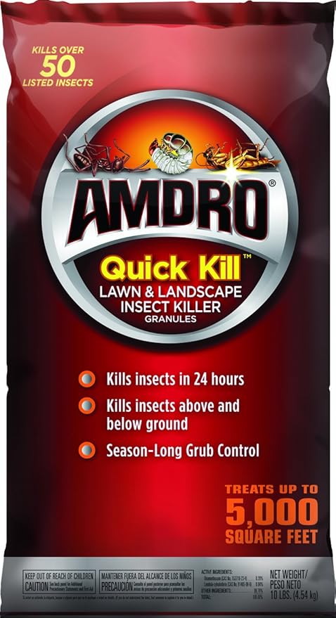 Amdro Quick Kill Lawn &amp Landscape Insect Killer Granules 10lb