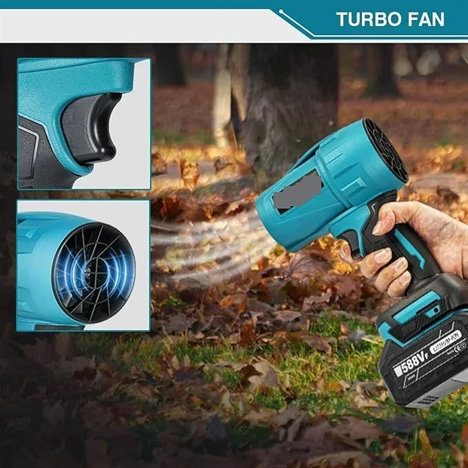 Brushless 2000W Electric Turbo Blowers Jet Fan 200M/S Violent Car Dryer Dust Blowing Power Tool