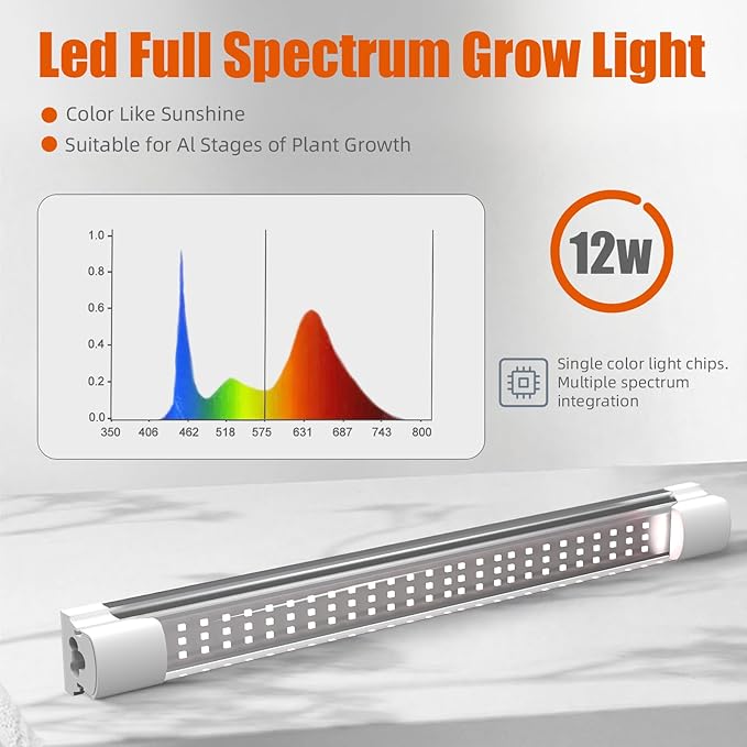 Indoor Greenhouse with Grow Light 5 Tier 15.7 L×11.8 W×62.3 H growtent with Lights with 48W Full Spectrum Growing LampsMetal Indoor Plant Enclosure for Seed Starting