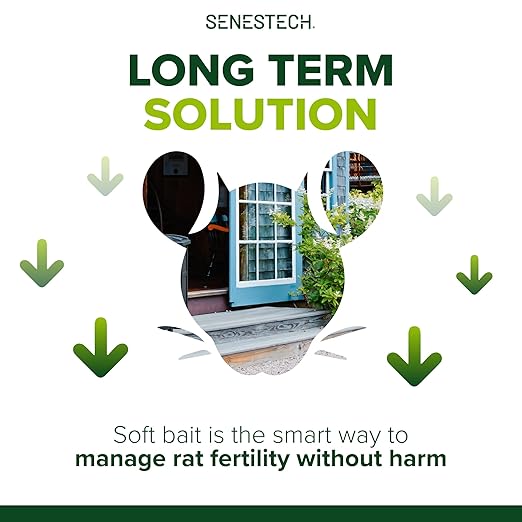 Evolve Rat Birth Control Soft Bait Sausages – 12 lbs | Scientifically Proven Rat Population Control | Not a Poison Long-Term Population Management