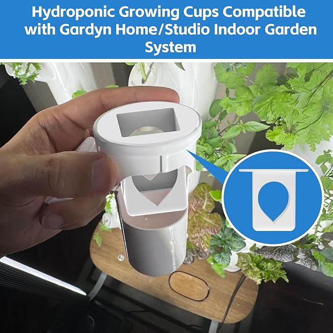 Grow yCube Cups for Gardyn – Hydroponic Growing Cups Compatible with Gardyn Home Indoor Garden System (10 Pack)